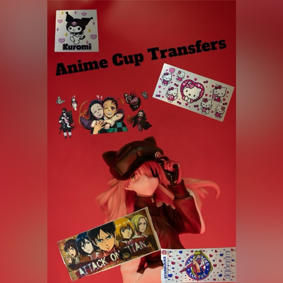 Anime Custom Cup Transfers - Picture 1 of 10